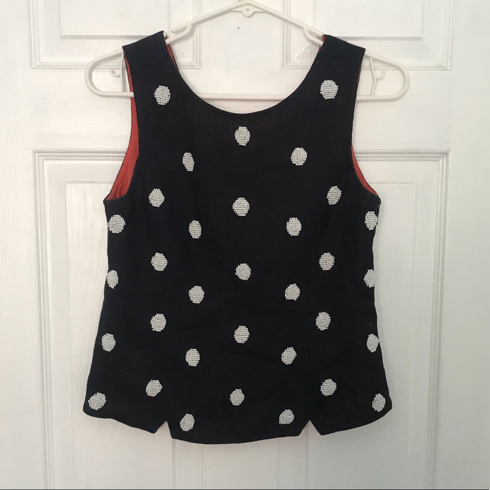 Anthro | Odille Sleeveless Blouse Size 0